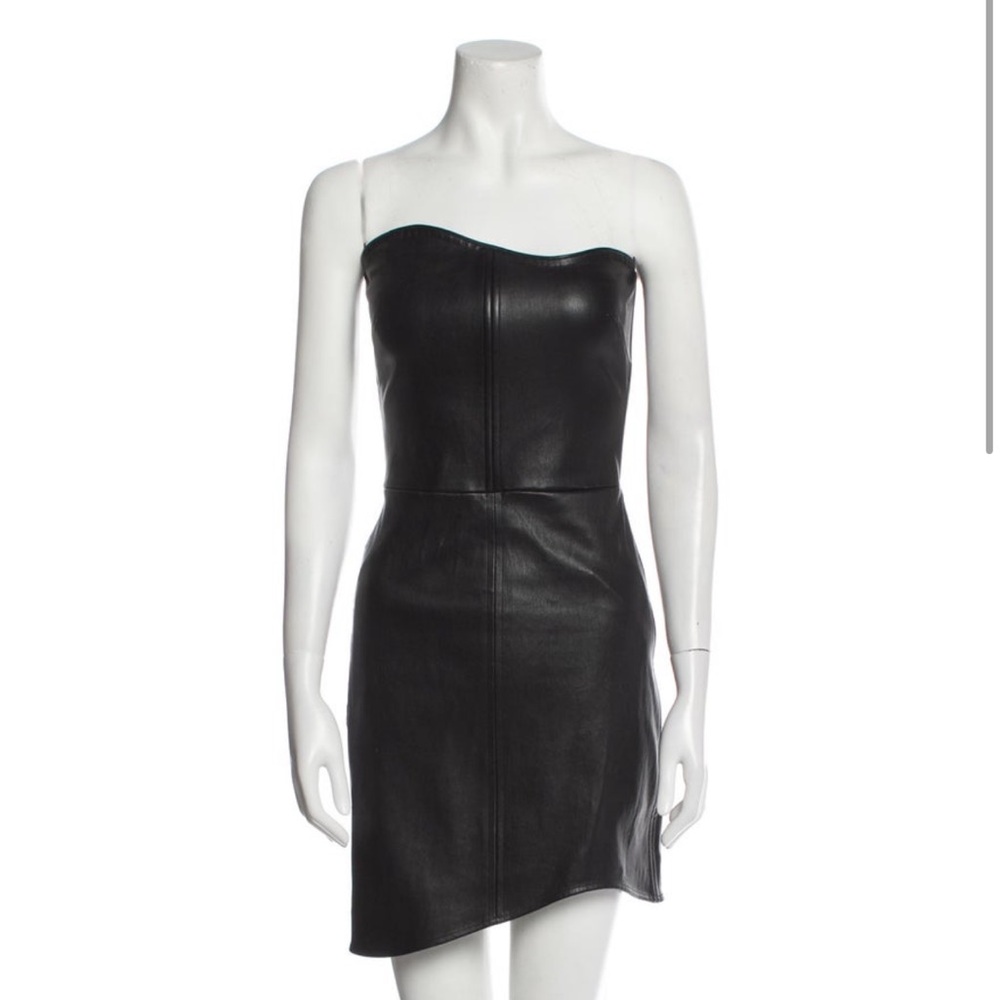 Genuine Lambs Leather Helmut Lang dress